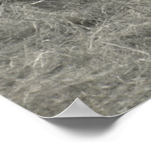 Die Berliner Mauer in einer Nachbarschaft Poster (Ecke)