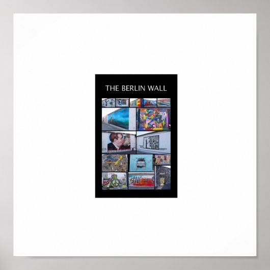 Die Berliner Mauer Poster (Vorne)