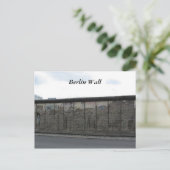 Die Berliner Mauer Postkarte (Stehend Vorderseite)