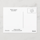 Die Berliner Mauer Postkarte (Rückseite)
