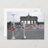 Die Berliner Mauer Postkarte (Vorne/Hinten)