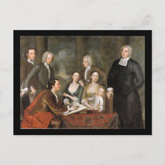 Die Bermuda-Gruppe von John Smibert Postkarte (Vorderseite)