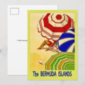 Die Bermuda-Inseln 5x7 große Postkarte (Vorne/Hinten)