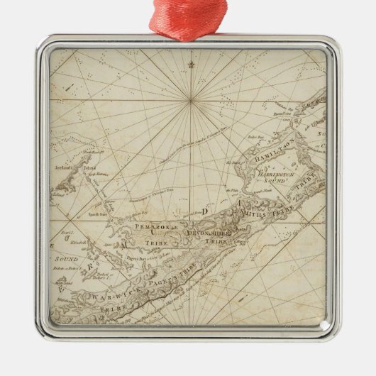 Die Bermudas oder des Sommers Inseln Ornament Aus Metall (Vorne)