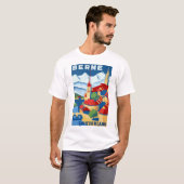Die Bern ~ Schweiz ~Vintage Schweizer-Reise T-Shirt (Vorne ganz)