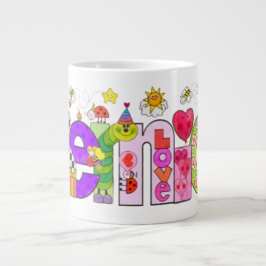Die Bernice-Tasse Jumbo-Tasse (Vorderseite)