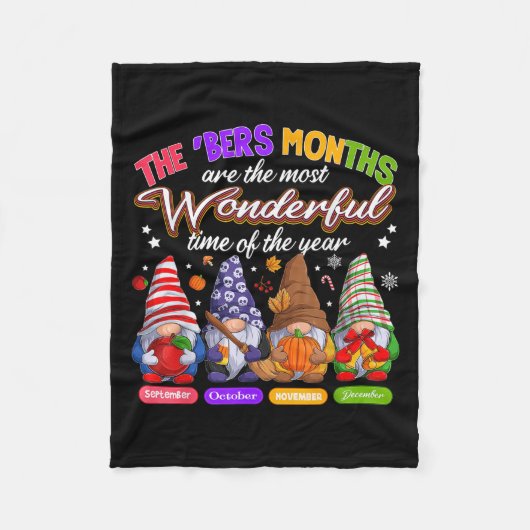 Die Bers Monate sind die schönste Zeit der Fleecedecke (Vorderseite)