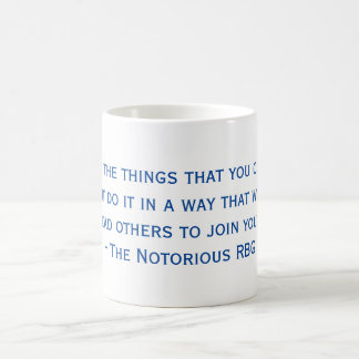 Die berüchtigte RBG-Tasse Kaffeetasse