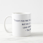 Die berüchtigte RBG-Tasse Kaffeetasse (Links)