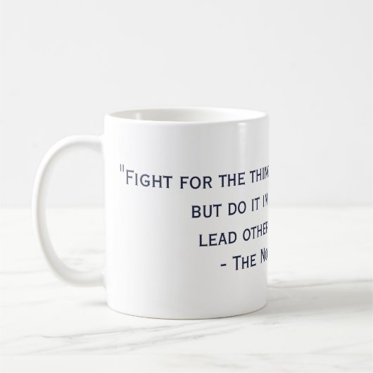 Die berüchtigte RBG-Tasse Kaffeetasse (Links)