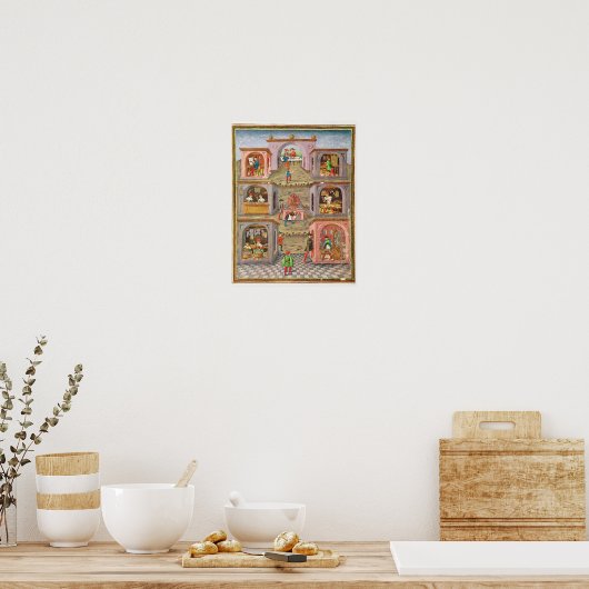 Die Berufe Poster (Küche)