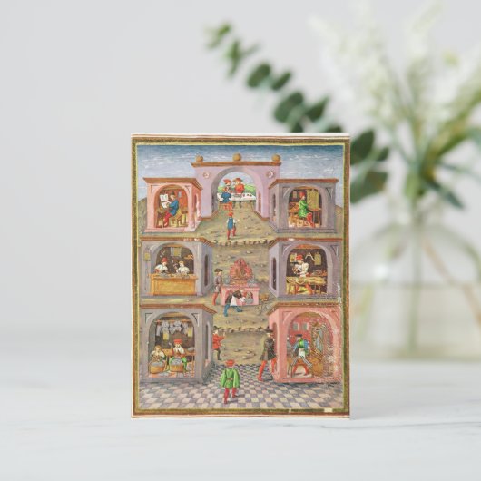 Die Berufe Postkarte (Stehend Vorderseite)