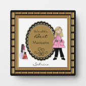 Die Berufliche Plaque mit der besten Schönheitspfl Fotoplatte (Vorderseite)