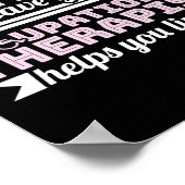 Die Berufstherapie kommt aus dem Herzen | Therapeu Poster (Ecke)