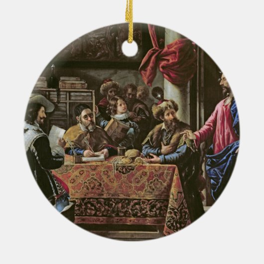 Die Berufung von St Matthew Keramik Ornament (Hinten)