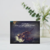 Die Beruhigung des Meeres Postkarte (Stehend Vorderseite)