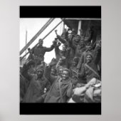 Die berühmte 369. Ankunft in N.Y. City_War Image Poster (Vorne)