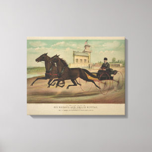 Die berühmte doppelstöckige Leinwand Print