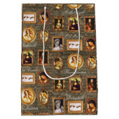 Die berühmte Gerahmte Kunst der Renaissance Mittlere Geschenktüte (Rückseite)