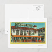 Die berühmte Grotto-Bldg des Fisherman Postkarte (Vorne/Hinten)