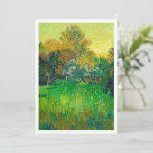 Die berühmte grüne van Gogh Gemälde Einladung (Stehend Vorderseite)