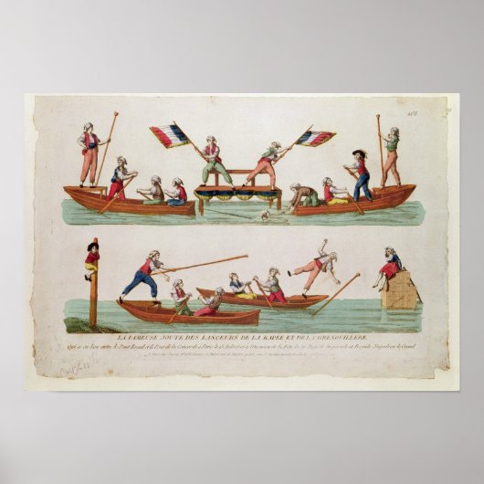 Die berühmte Joust zwischen den Lancers Poster (Vorne)