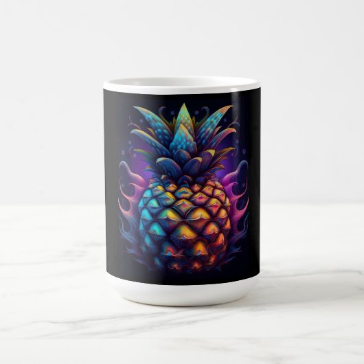 Die berühmte Mandelbrot-Ananas Kaffeetasse (Mittel)