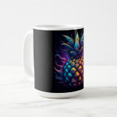 Die berühmte Mandelbrot-Ananas Kaffeetasse (Vorderseite Links)