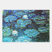 Die berühmte Wasserlilies-Kunst von Claude Monet Geschenkpapier Set (Vorderseite 2)