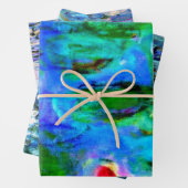 Die berühmte Wasserlilies-Kunst von Claude Monet Geschenkpapier Set (Beispiel)