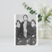 Die berühmten Fox-Schwestern Postkarte (Stehend Vorderseite)