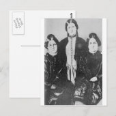 Die berühmten Fox-Schwestern Postkarte (Vorne/Hinten)