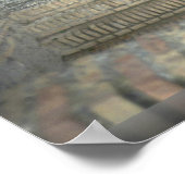 Die berühmten Gärten der Alhambra, Granada, Spanie Poster (Ecke)