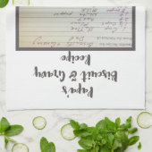 Die berühmten Kekse des Papas u. Geschirrtuch (Gefaltet)