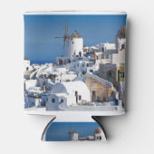 Die berühmten Windmühlen in Oia von Santorini, Gri Dosenkühler (Vorderseite)