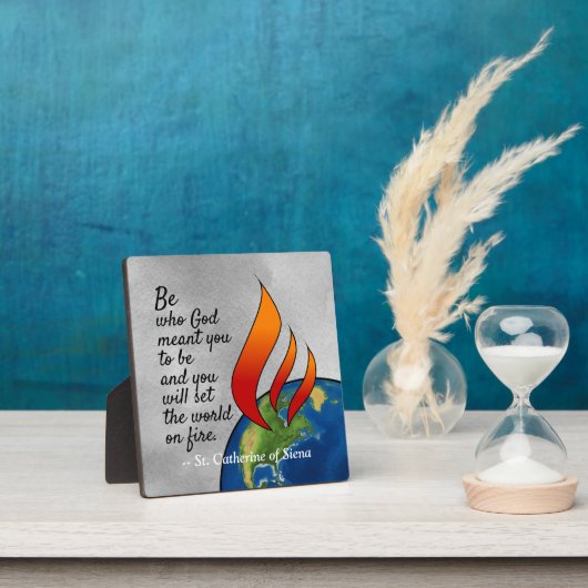 Die berühmteste Katharina von Siena Quote Plaque Fotoplatte (InSitu)