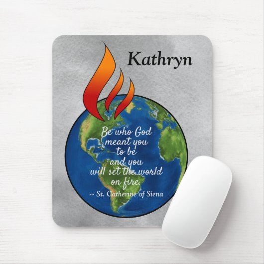 Die berühmteste Katharina von Siena Zitat Mouse Pa Mousepad (Mit Mouse)