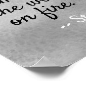 Die berühmteste Katharina von Siena Zitat Poster (Ecke)