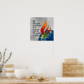 Die berühmteste Katharina von Siena Zitat Poster (Küche)