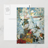 Die Beschlagnahme von Wasser auf der Theophone Postkarte (Vorne/Hinten)