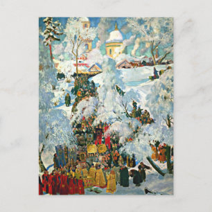 Die Beschlagnahme von Wasser auf der Theophone Postkarte