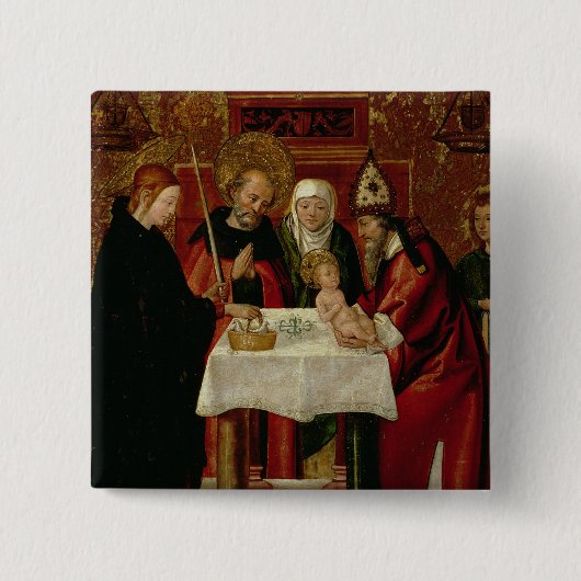 Die Beschneidungs-Darstellung im Tempel Button (Vorderseite)