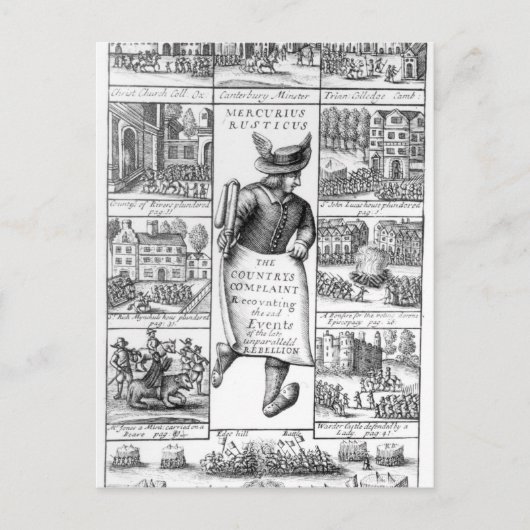 Die Beschwerde des Landes Postkarte (Vorderseite)