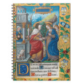 Die Besichtigung des mittelalterlichen Manuskripts Notizblock (Vorderseite)