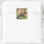 Die Besichtigung (Einzelheiten von 60438) Quadratischer Aufkleber (Tasche)