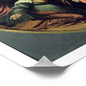 Die Besichtigung (Öl auf Tafel) 2 Poster (Ecke)