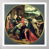 Die Besichtigung (Öl auf Tafel) 2 Poster (Vorne)