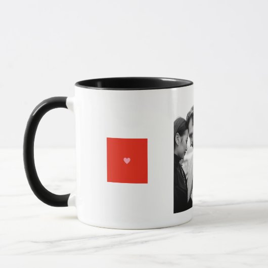 Die bessere Hälfte Romantischer Becher | Minimal L Tasse (Links)