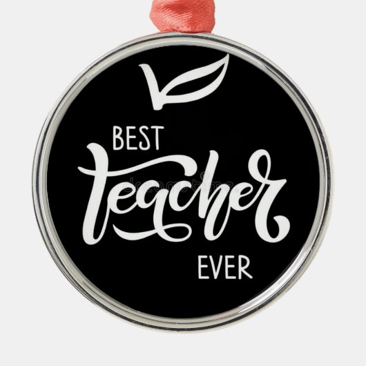 DIE **BEST LEHRER JE** CHRISTMAS ORNAMENT (Vorne)