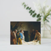 Die Bestattung Jesu durch Carl Bloch Postkarte (Stehend Vorderseite)
